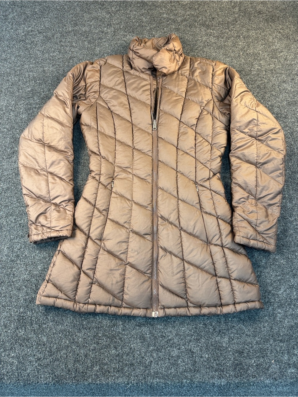 Women's Puffer Quilted Patagonia Coat - Brown